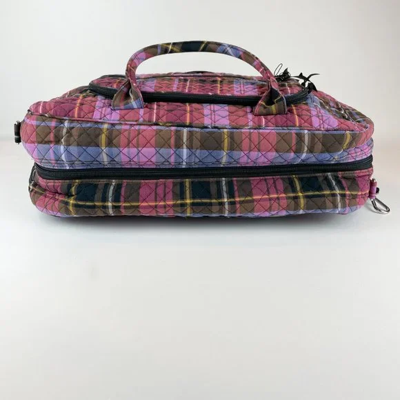 Vera Bradley Lay Flat Weekender Cozy Plaid - Picture 6 of 12